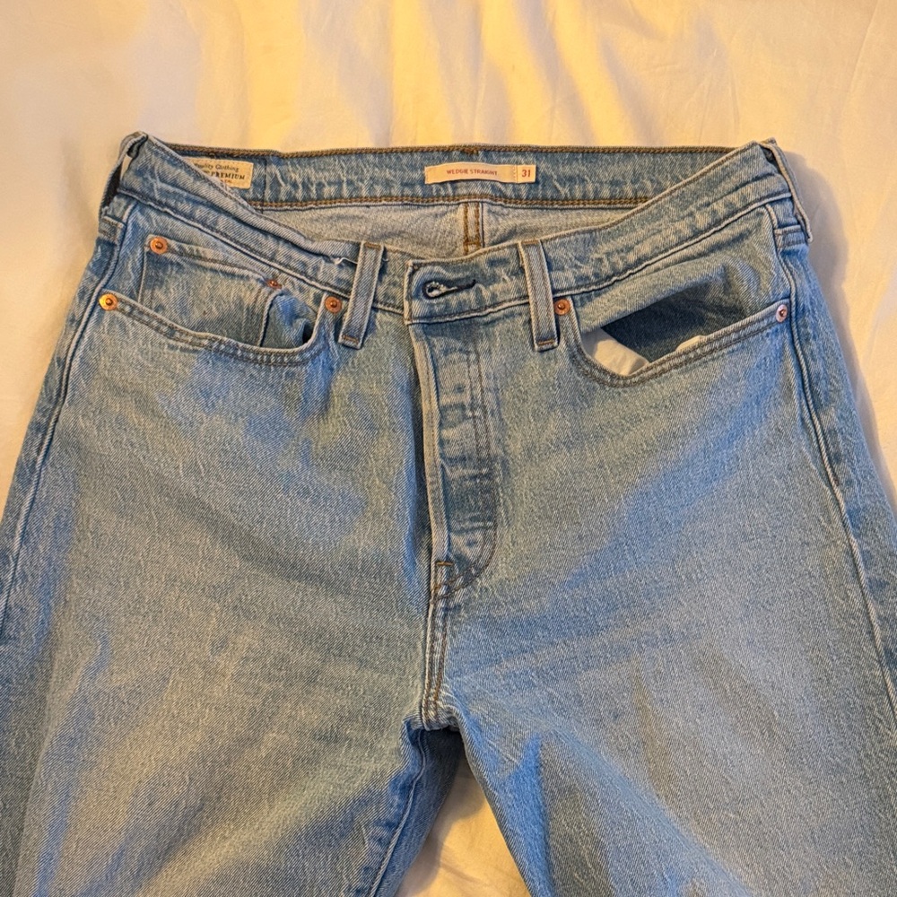 Levi’s wedgie straight Blue Jeans